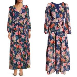 NWT Eliza J Floral Maxi Dress – Size 6